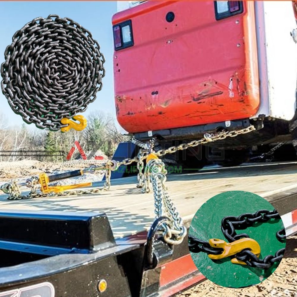 Ứng dụng sling xích cẩu hàng 2 đầu móc Ứng dụng sling xích cẩu hàng 2 đầu móc