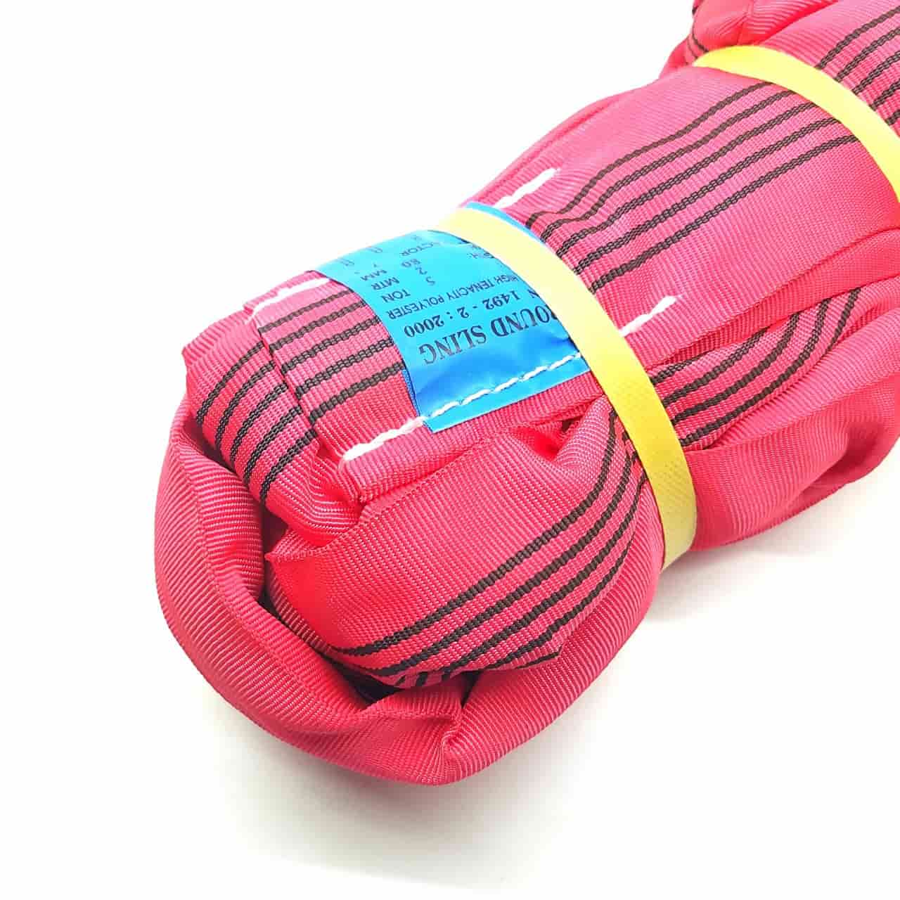 Cáp vải cẩu hàng bản tròn 5 tấn may vòng tròn (Endless) hệ số 7:1 – Round Sling Cáp vải cẩu hàng bản tròn 5 tấn may vòng tròn (Endless) hệ số 7:1 – Round Sling