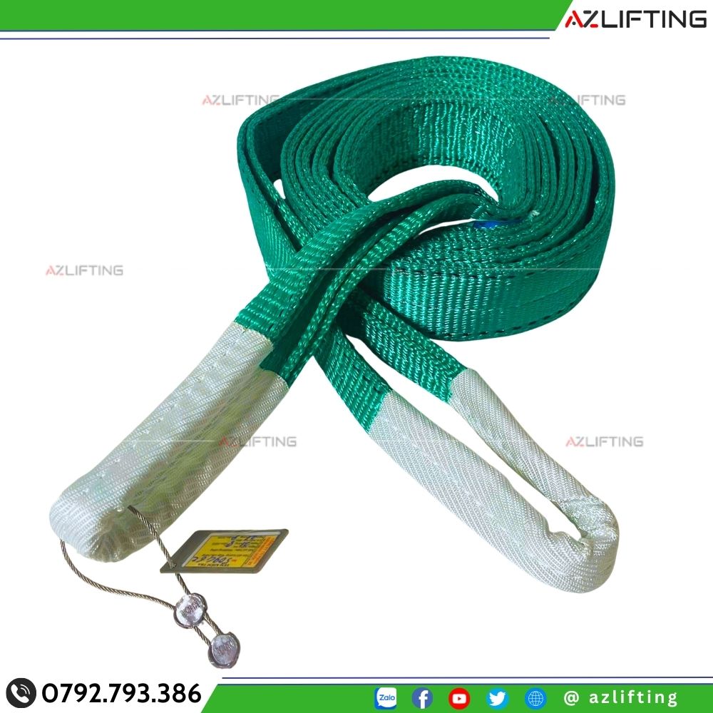 Dây cáp vải cẩu hàng Hàn Quốc Dây cáp vải cẩu hàng Hàn Quốc