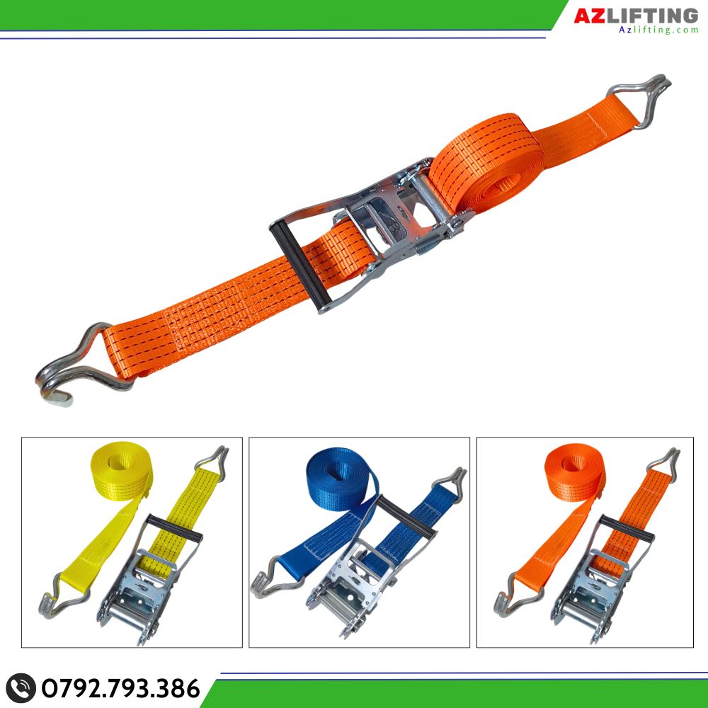 Dây chằng hàng tăng đơ 50mm móc J Dây chằng hàng tăng đơ 50mm móc J