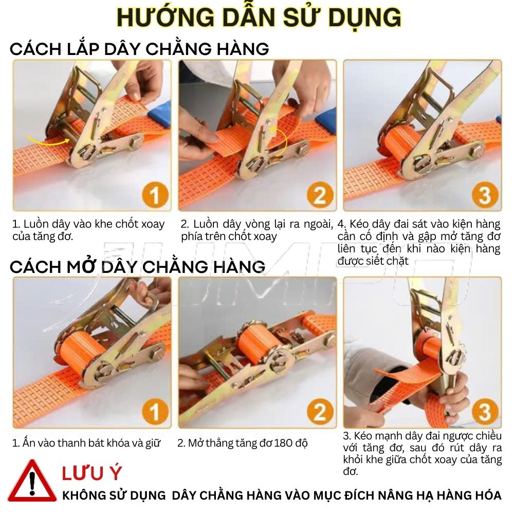 hướng dẫn sử dụng dây chằng hàng tăng đơ bản 50mm hướng dẫn sử dụng dây chằng hàng tăng đơ bản 50mm