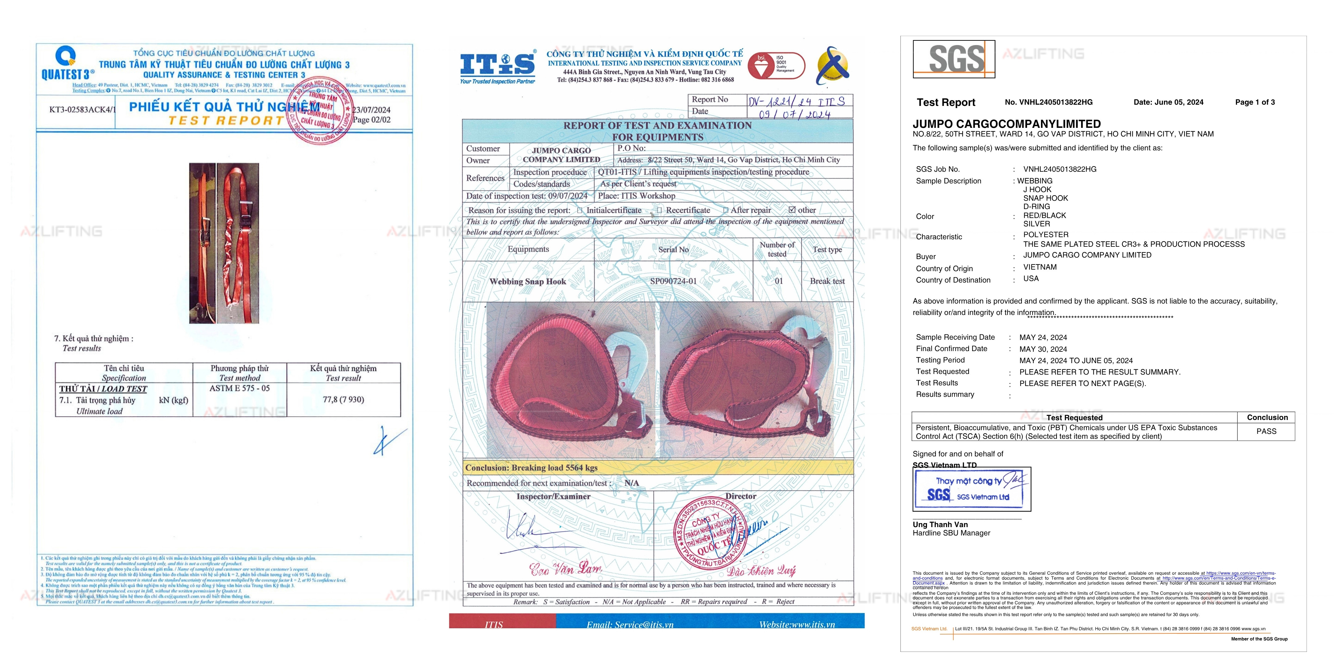 hồ sơ test tải, kiểm định chất lượng hồ sơ test tải, kiểm định chất lượng