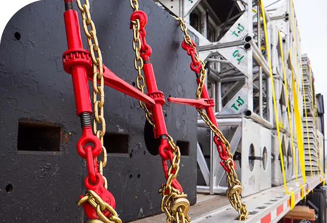 Khi nào nên dùng dây xích chằng container Khi nào nên dùng dây xích chằng container