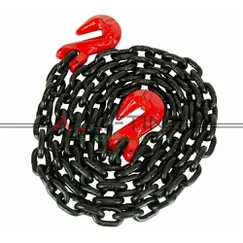 Xích cẩu hàng 6mm 8mm 10mm gắn 2 móc tải 1-3 tấn dài 1m, 2m, 3m 