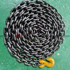 Xích cẩu hàng 6mm 8mm 10mm gắn 1 móc tải 1-3 tấn dài 1m, 2m, 3m