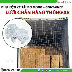 Lưới Dù Chắn Hàng Thùng Xe Tải – Container | Cố Định Hàng An Toàn