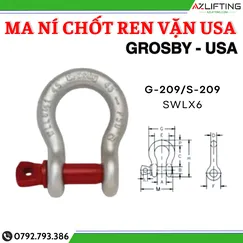  Ma ní Omega chốt vặn ren GROSBY USA - Ma ní GROSBY Mỹ
