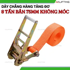 Dây chằng hàng tăng đơ bản 75mm 8 tấn không móc (Endless) 