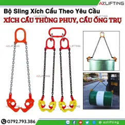 Sling Xích Cẩu Thùng Phuy 2 Chân & 4 Chân