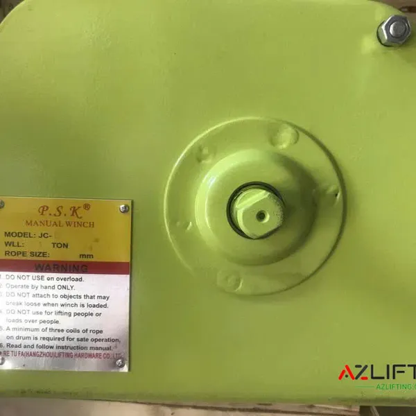 TỜI CÁP QUAY TAY PSK 0.5 TẤN 500KG