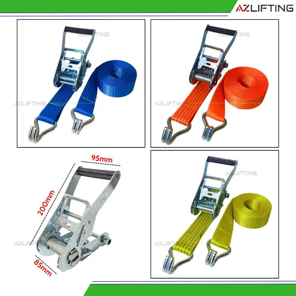 Dây Chằng Hàng Tăng Đơ Bản 50mm 3 Tấn Móc J