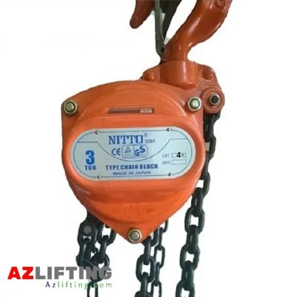 Palang xích kéo tay Nitto 3 tấn 