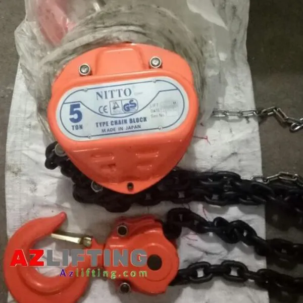 Palang xích kéo tay Nitto 5 tấn 