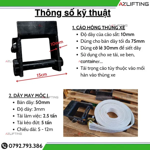 Cảo Hông Thùng Xe Tải - Container