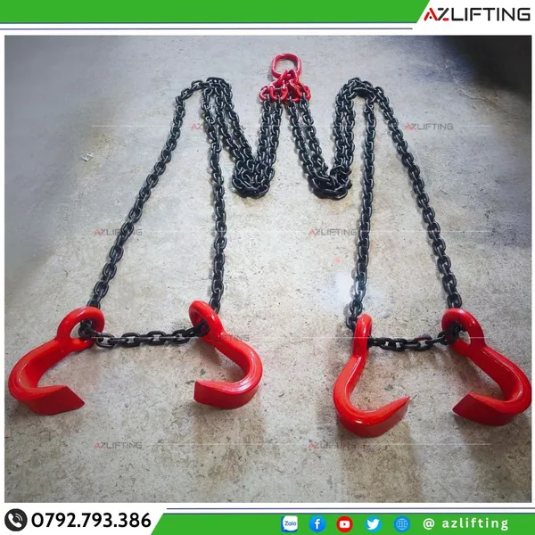 Bộ Sling Xích Cẩu Tôn 5 Tấn 4 Ngáo Cẩu Tôn