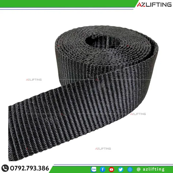 Dây đai vải polyester webbing 35mm (PES)