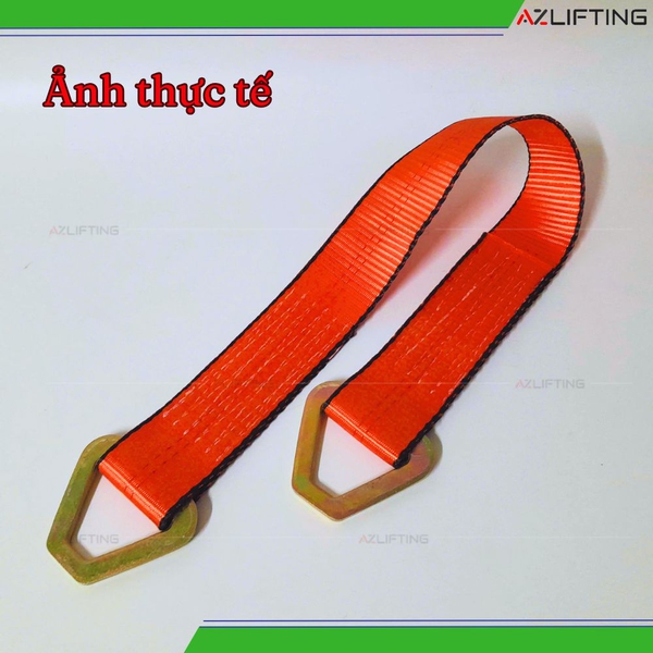 Dây Chằng Trục Bánh Xe 2 Đầu D-ring - Dây Nối Chằng Kéo Hàng Hóa