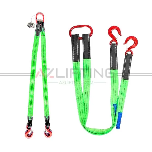 Cáp vải cẩu hàng 2 chân bản dẹp