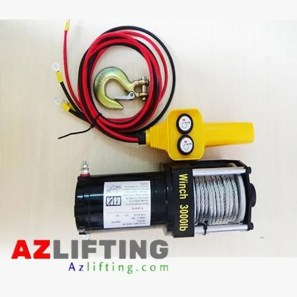 Tời điện kéo xe 12V 3000LB tải trọng 1300kg
