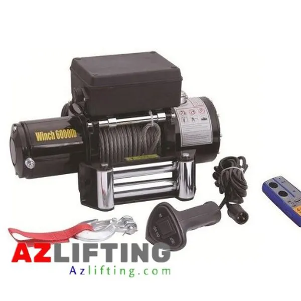 Tời điện kéo xe 12V 6000LB tải trọng 2600kg  