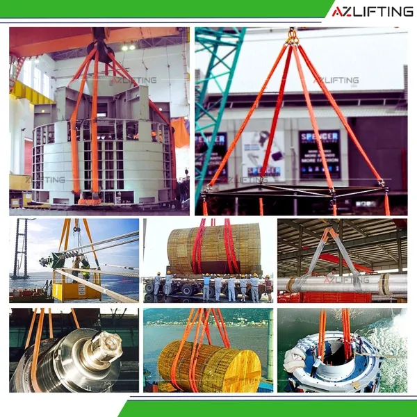 Dây cáp vải cẩu hàng bản tròn Myung Sung Hàn Quốc 1-150 Tấn - CO/CQ