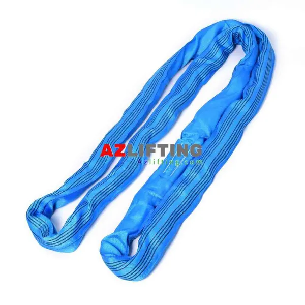 Cáp vải cẩu hàng bản tròn 8 tấn may vòng tròn (Endless) hệ số 7:1