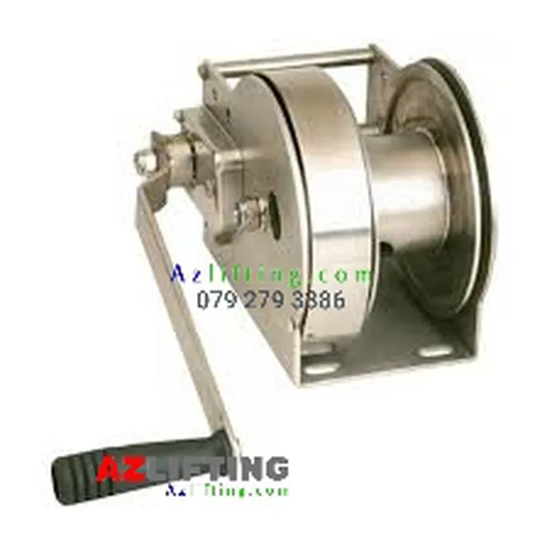 Tời quay tay  inox 1200LBS tự khóa -550kg