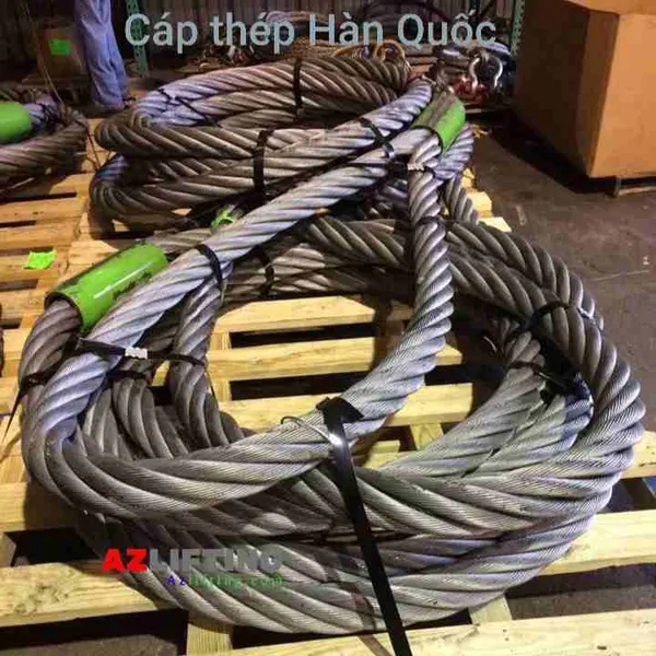 Sling cáp thép bấm chì – Wire Rope