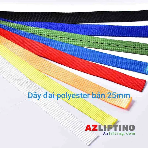 Dây đai vải polyester webbing 25mm (PES)