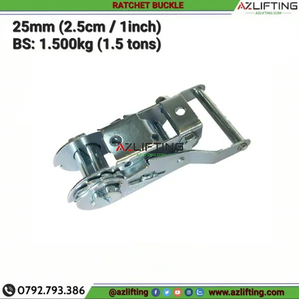 Đầu tăng đơ dây chằng hàng bản 25mm 1500kg