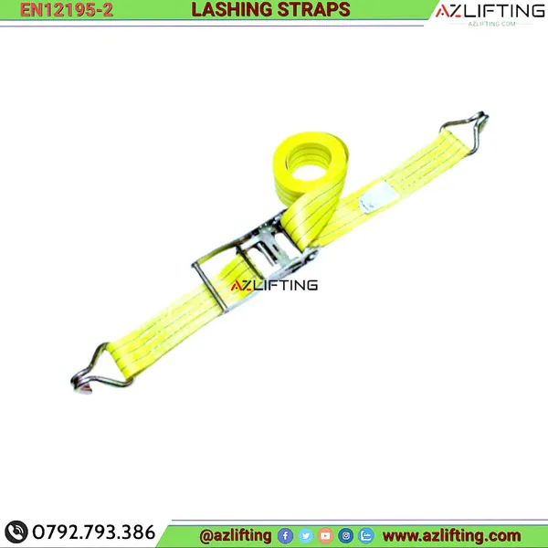 Dây chằng hàng tăng đơ bản 75mm 5 Tấn Móc J