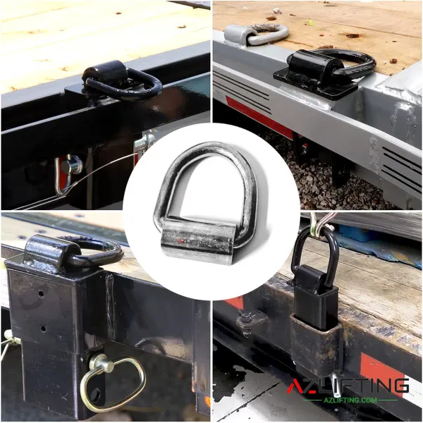 Móc Neo Xe Tải Container D ring 12li và Đế Hàn