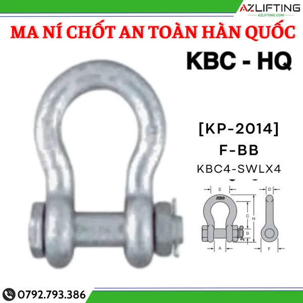  Ma ní chốt an toàn Omega KBC Hàn Quốc - Ma ní KBC Hàn Quốc 
