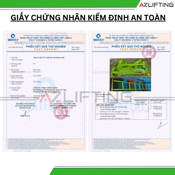 Thang Dây Cứu Hộ 3 Line Cao Cấp – Thang Thoát Hiểm Chung Cư An Toàn