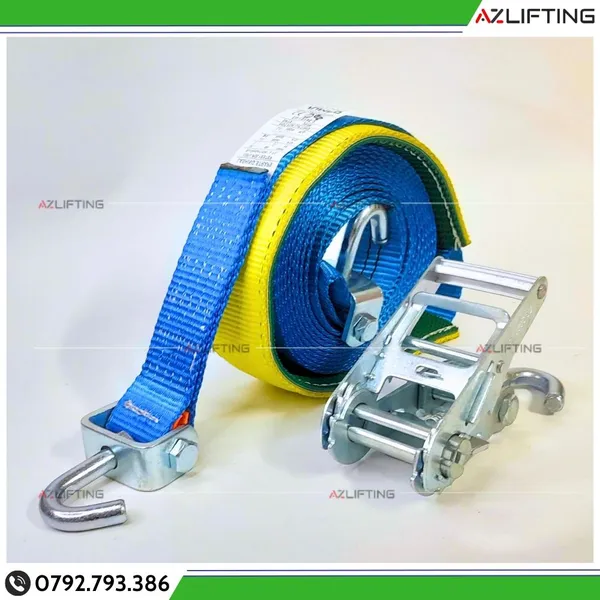 Bộ dây tăng đơ vận chuyển ô tô 5 Tấn – Bộ dây chằng bánh xe, cứu hộ ô tô 