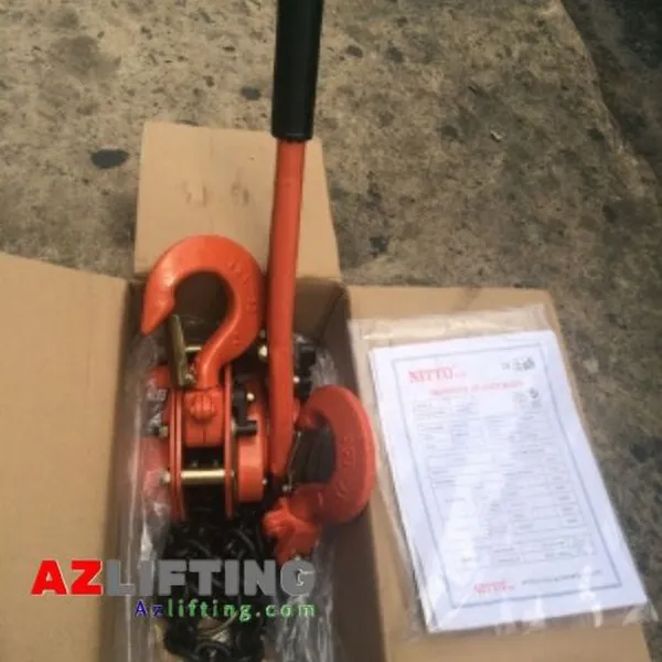 Palang xích lắc tay Nitto 1,5 tấn 