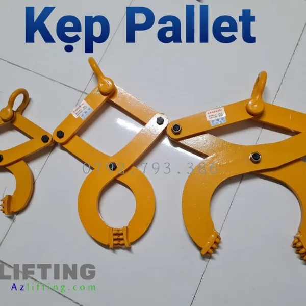 Kẹp kéo pallet - móc kẹp kéo hàng pallet container 1 tấn 2 tấn 3 tấn 5 tấn