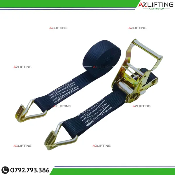 Dây chằng hàng tăng đơ 2 tấn bản 35mm móc J