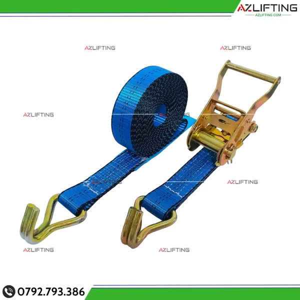 Dây chằng hàng tăng đơ 2 tấn bản 35mm móc J