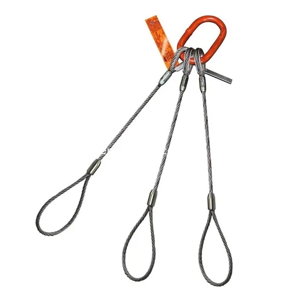 Sling Cáp Thép 3 Chân - Wire Rope Sling 3-Leg