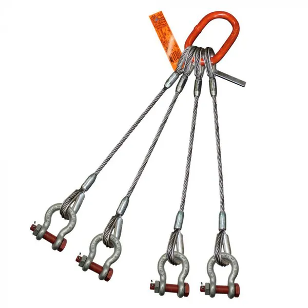 Sling Cáp Thép 4 Chân - Wire Rope Sling 4-Leg