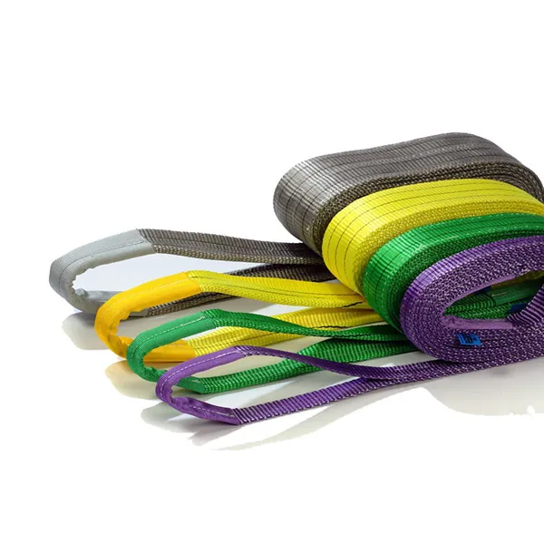 Cáp vải cẩu hàng bản dẹt 2 tấn 2 đầu mắt 6:1 – Webbing Sling