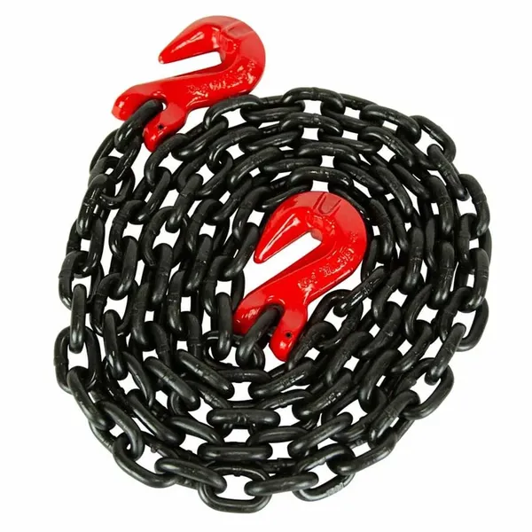 Xích cẩu hàng 6mm 8mm 10mm gắn 2 móc tải 1-3 tấn dài 1m, 2m, 3m 