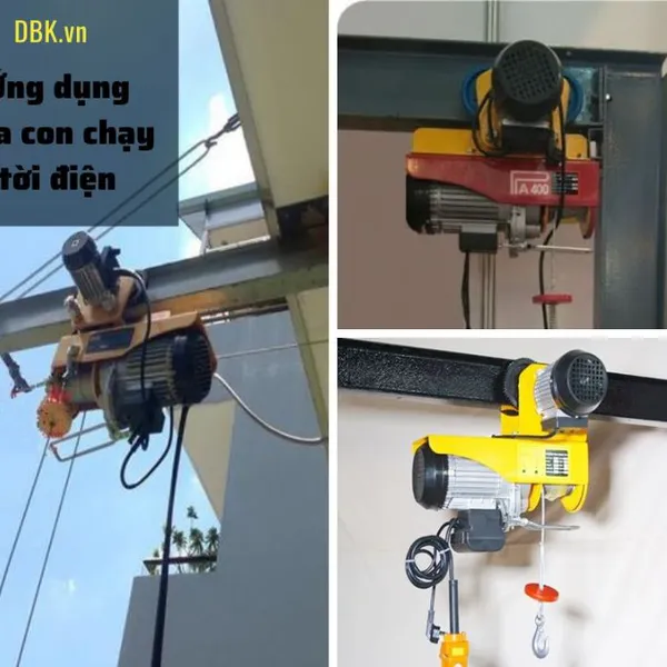 Con Chạy Tời Điện Mini (Rùa Tời Điện) 500kg - 1 Tấn