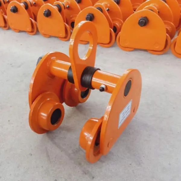 Con Chạy Đẩy Tay Treo Pa Lăng 1 Tấn, 2 Tấn, 3 Tấn, 5 Tấn (Rùa Đẩy Tay)