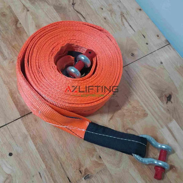 Cáp vải kéo cứu hộ ô tô 20 tấn 4 -20 mét - kéo hàng pallet