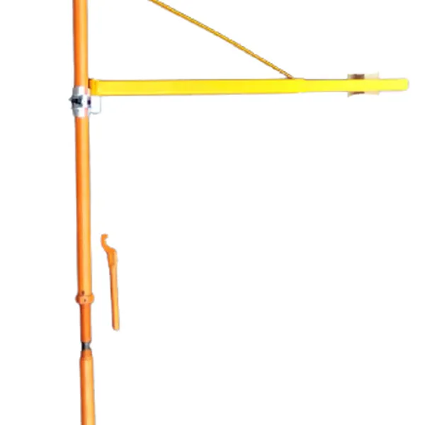 Khung cẩu tời điện gia đình 300kg xoay 180 độ chống sàn