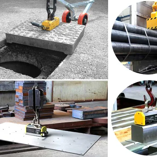 Nam châm cẩu hàng tay gạt 2 tấn