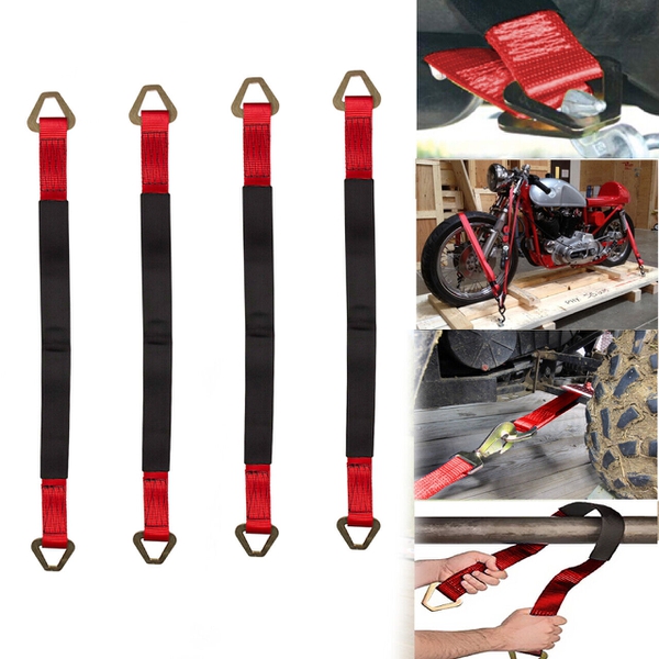 Dây Chằng Trục Bánh Xe 2 Đầu D-ring - Dây Nối Chằng Kéo Hàng Hóa