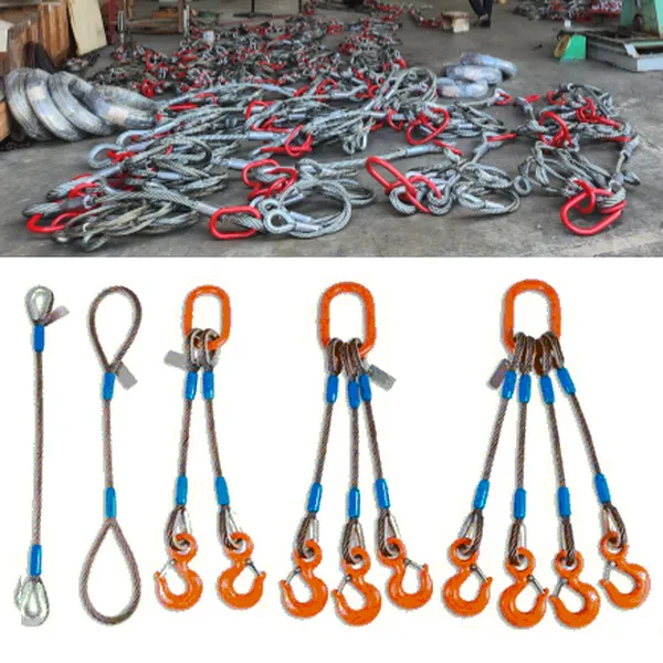 Sling Cáp Thép 2 Chân - Wire Rope Sling 2-Leg